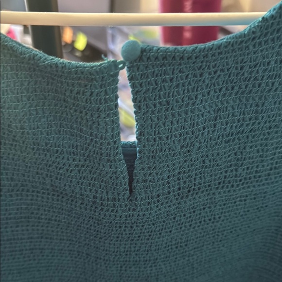 JessaKae Blue and White Smocked Tiered Sundress - Picture 5 of 9